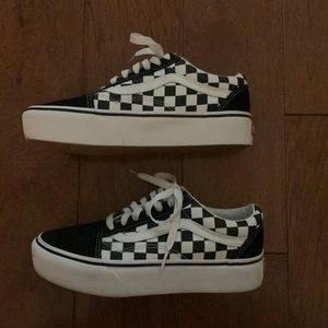 Vans Old Skool Checkered Primary Check Black and White Sneaker